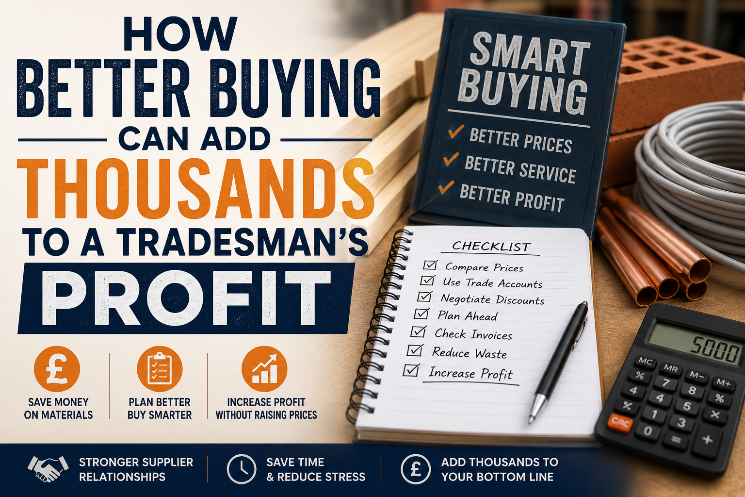 How Better Buying Can Add Thousands to a Tradesman’s Profit