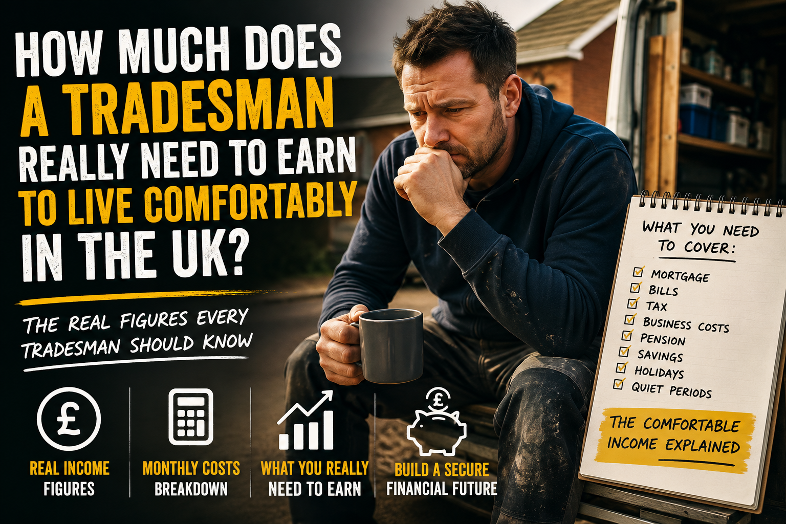 How Much Does a Tradesman Really Need to Earn to Live Comfortably in the UK?