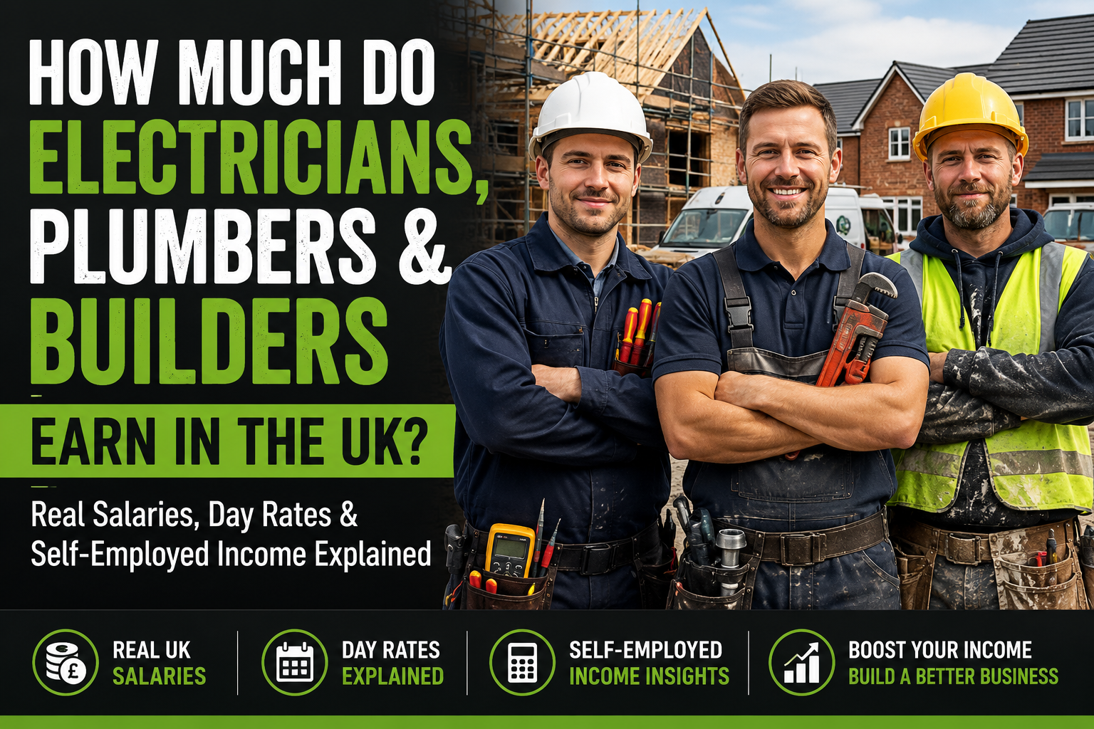 How Much Do Electricians, Plumbers and Builders Earn in the UK?
